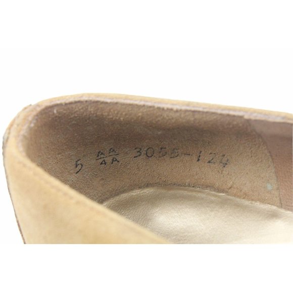 Hill & Dale Coronado II Camel Suede 5 AA/4A Heels - Picture 11 of 12